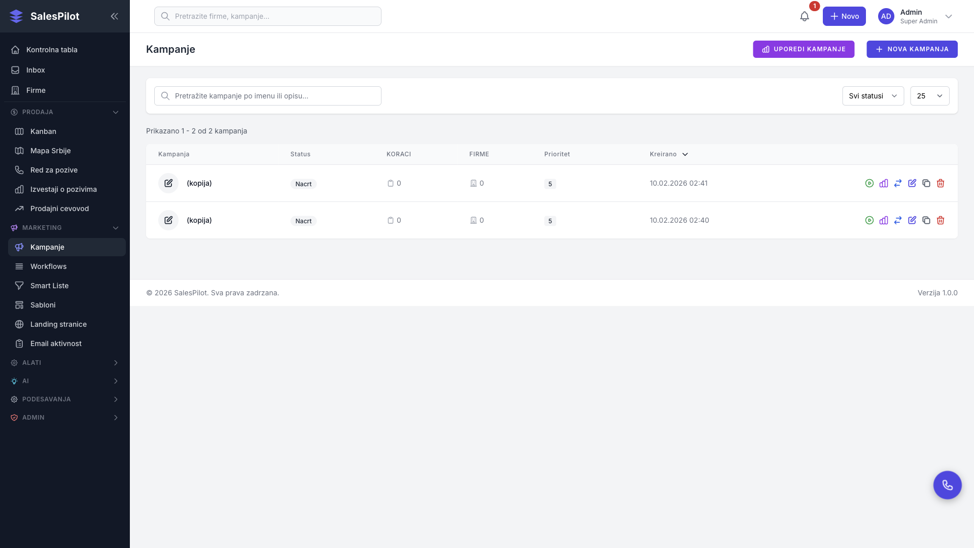 Email kampanje - slika 1