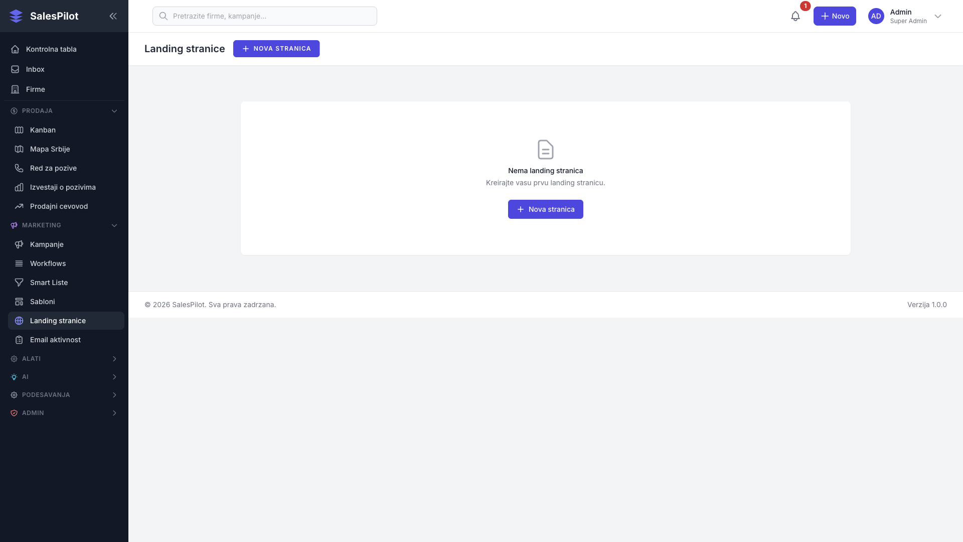 Landing stranice - slika 1